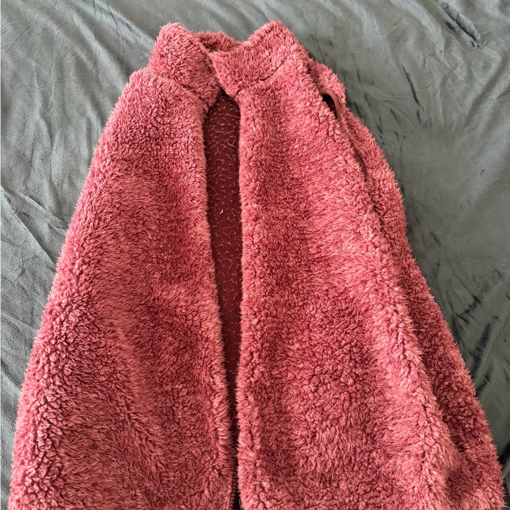 Cozy Pink Fleece Vest